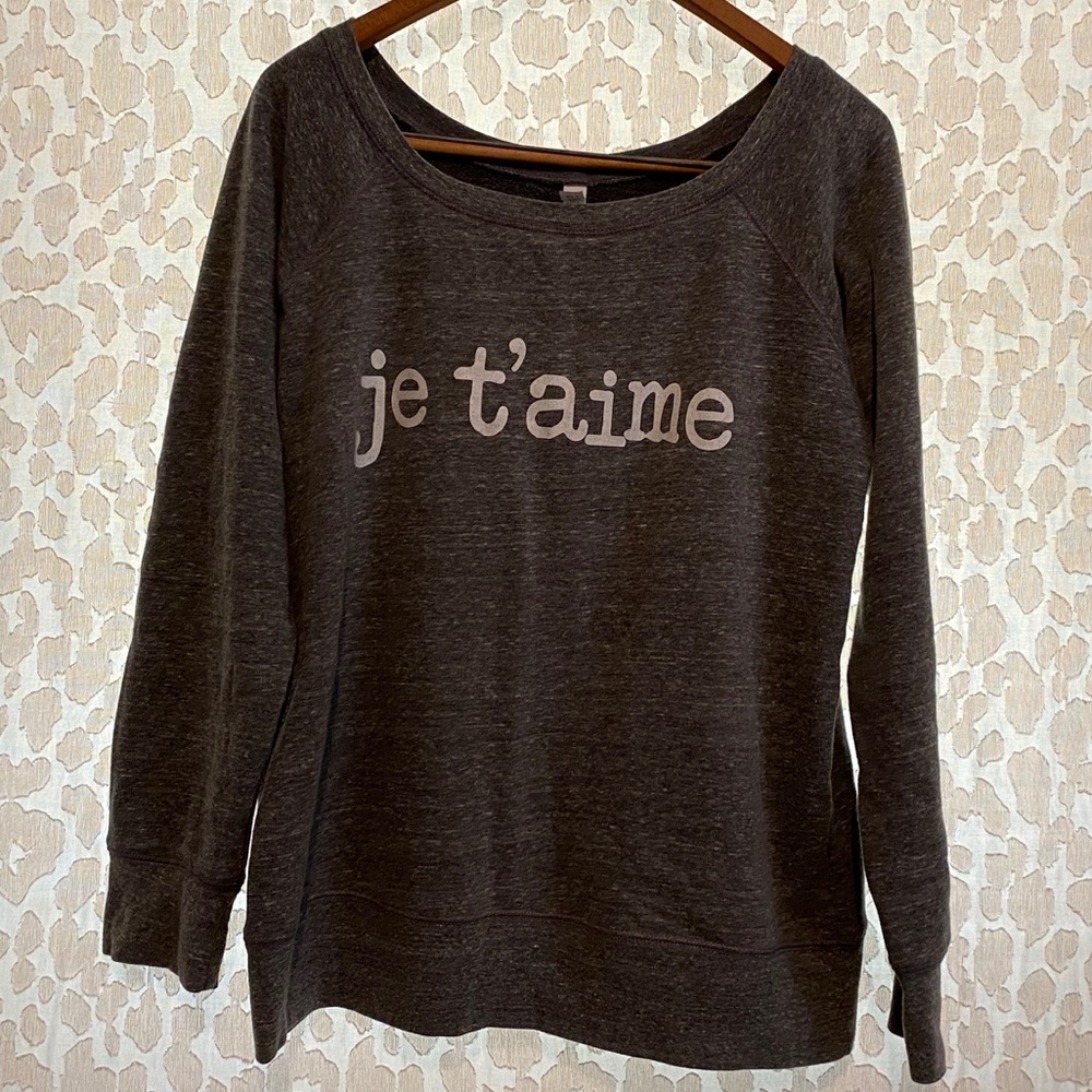 je t’aime Sweatshirt